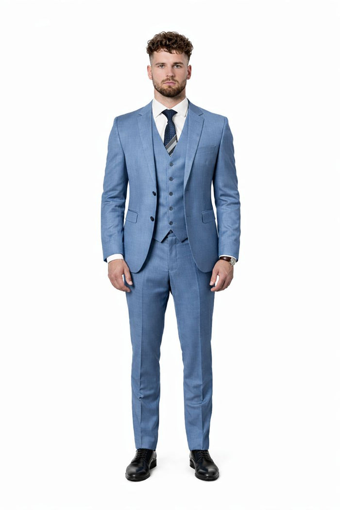 Mens Ice Blue Suit-New Designer Collection