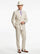 Mens Ivory Off White Double Breasted AI Capone Suit – Classic 1920s Vintage Gangster Style Formal Suit
