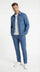 Mens Light Blue Walking Suit Set – Safair Military Casual Jacket and Pants Outfit for Travel, Vacation, Streetwear