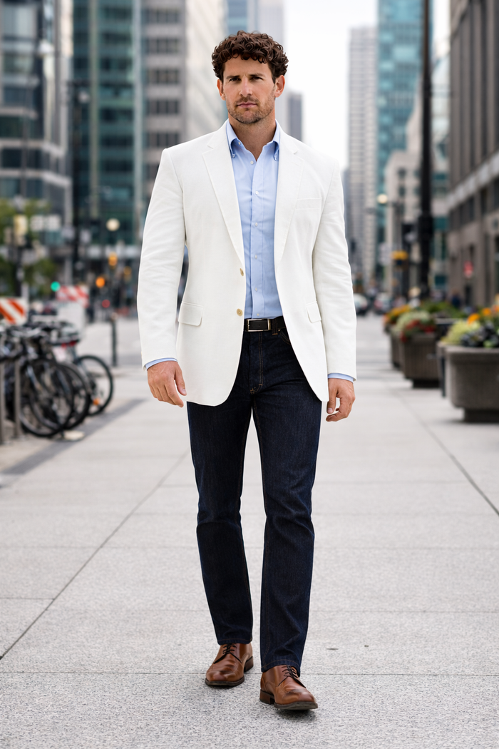 Mens Linen Blazer Big And Tall-New Designer Collection