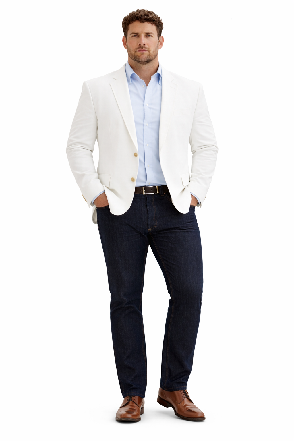 Mens Linen Blazer Big And Tall-New Designer Collection - XXXL or 3XL