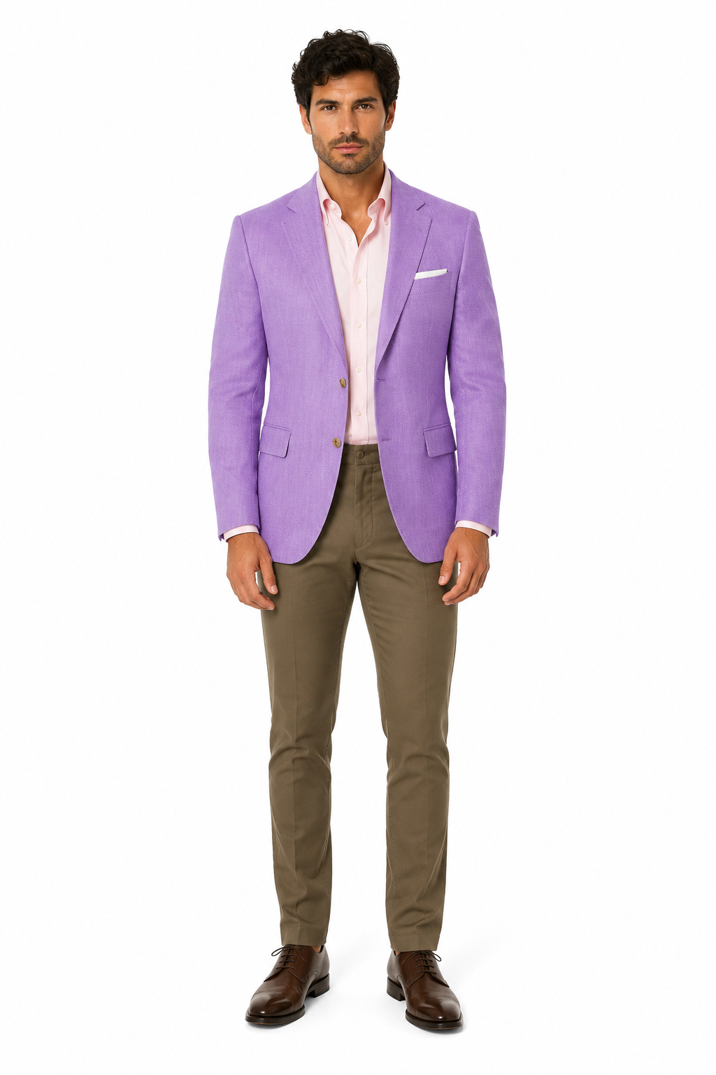 Mens Linen Blazer - Lavender Linen Sport Coat - Summer Blazer