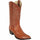 Men's Los Altos Caiman Tail Snip Toe Boots - Cognac 940103 - Los Altos Boots