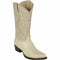 Men's Los Altos Caiman Tail Snip Toe Boots - Winter White