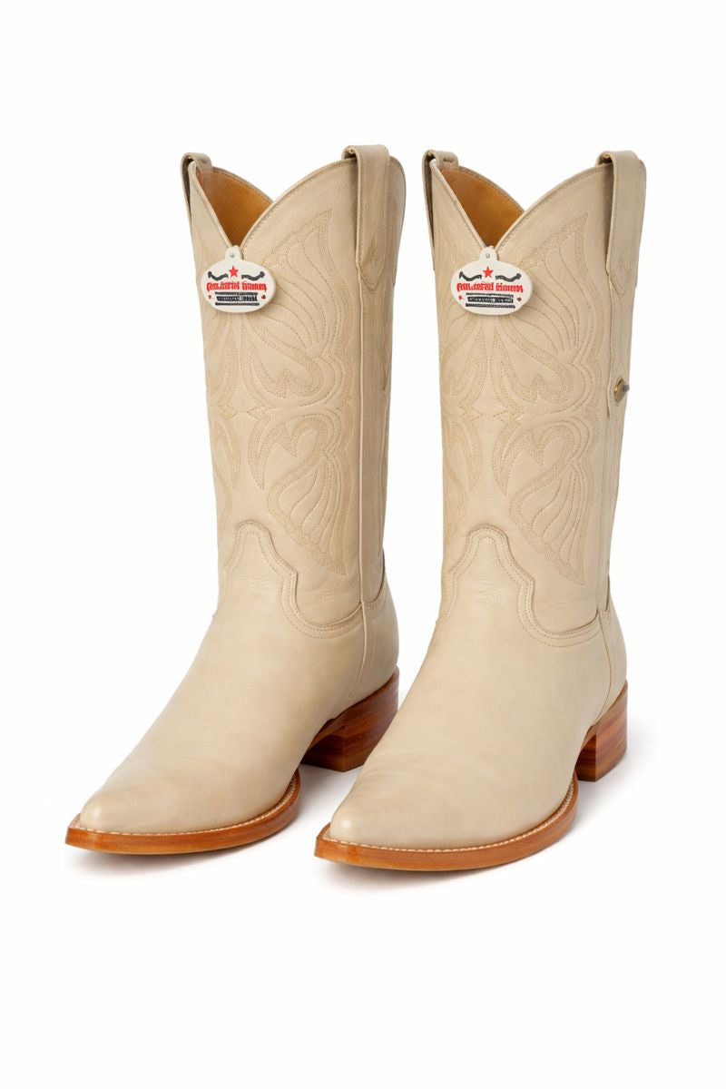 Mens Los Altos Genuine Deer Leather Winterwhite-New Designer Collection - 6EE