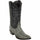 Men's Los Altos Original Ostrich Leg Snip Toe Boots - Rustic Black