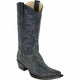 Men's Los Altos Original Ostrich Leg Snip Toe Boots - Rustic Blue