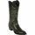Men's Los Altos Ostrich Leg J-Toe Boots - Olive Green 990545 - Los Altos Boots
