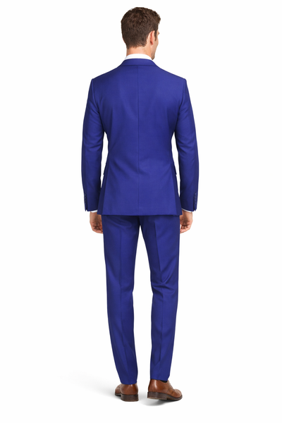 Mens Tiglio French Blue Suit – Stylish Blue Suit for Wedding, Business and Formal Wear