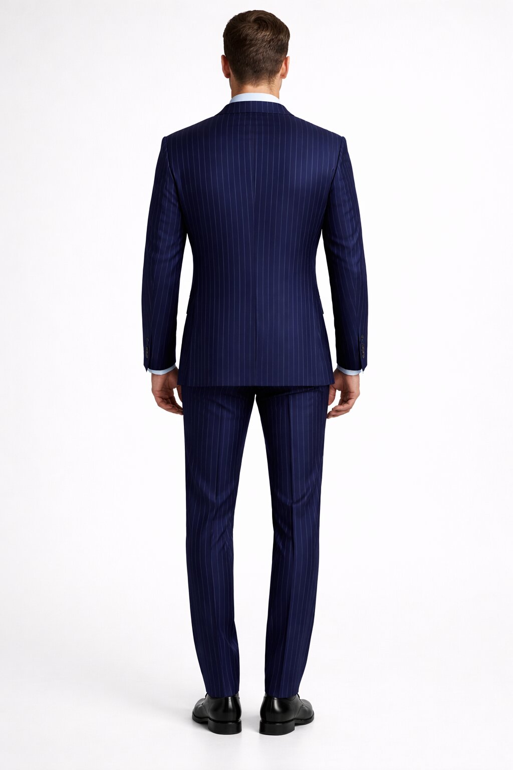 Steve Harvey Suit - Peak Lapel Modern Fit - No Pleated Pants Designer Brand Multicolor 3 Piece Single Breasted Vested Suit - Coat Size 38
