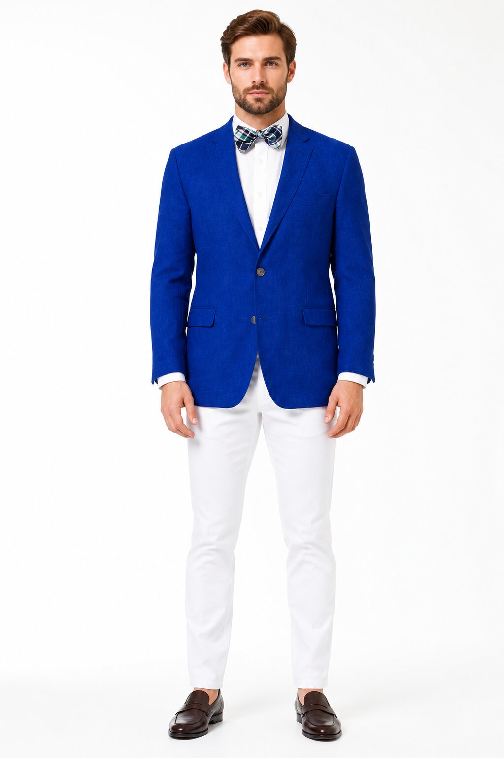 Mens Linen Blazer - Navy Linen Sport Coat - Summer Blazer - 38 Regular