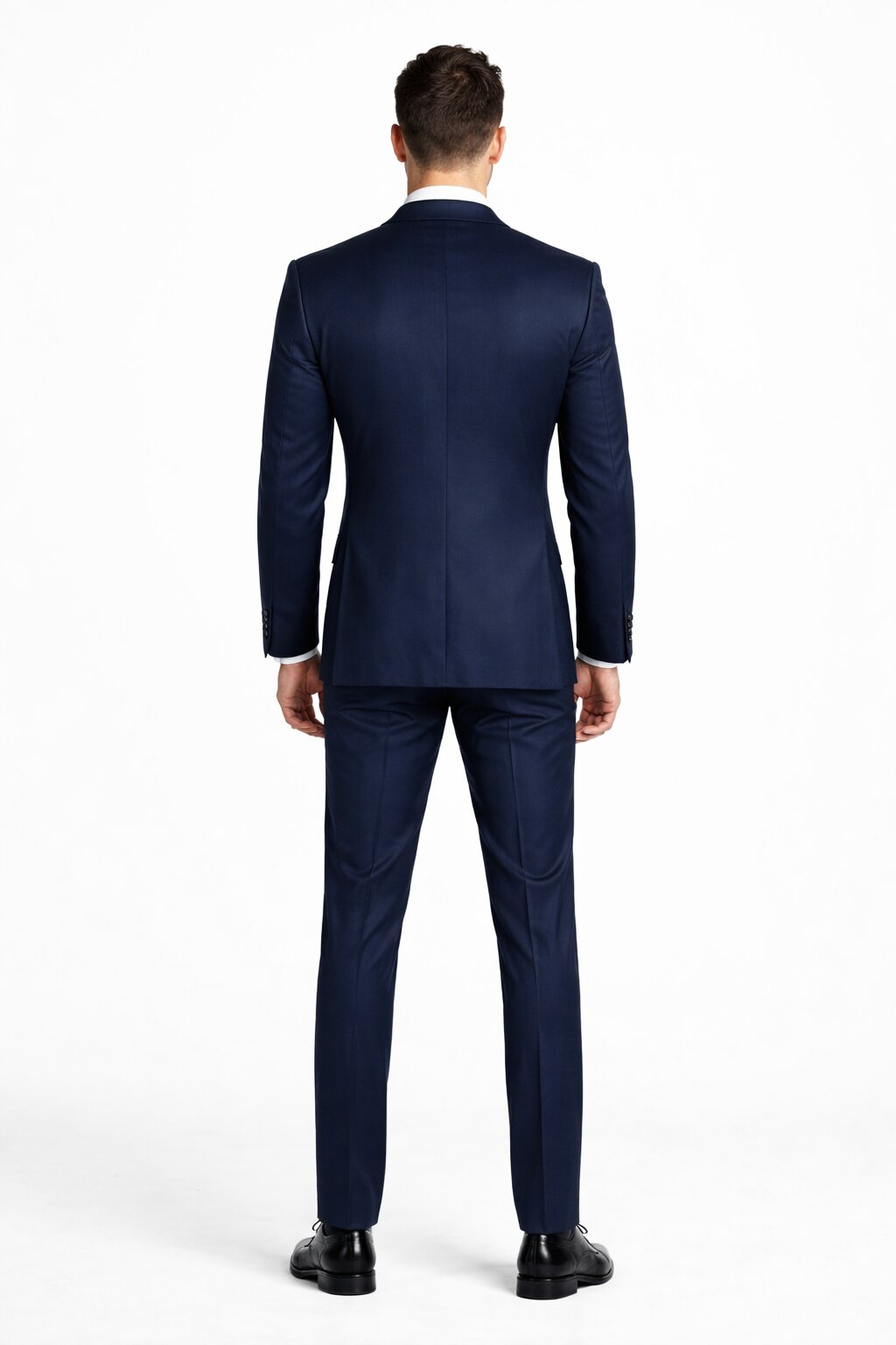 Mens Stacy Adams Suits - Designer Suit - 3 Piece Suit - Vested Suit - Flat Front Pant- Modern Fit Suits Navy Suit