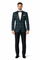 Men's One Button Tartan Designed Slim Fit Tuxedo-New Designer Collection