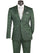 Mens Paisley Prom Suit in Hunter Green Slim Fit Formal Party Outfit