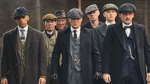 Mens Peaky Blinders Costume peaky blinder outfit - Include peaky blinder actor cap Thomas Shelby Black Vested Suit & Black Overcoat (Random Color Combo)