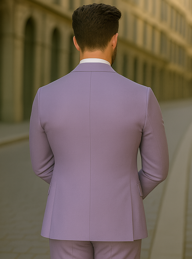 Mens Pink Linen Suit - Summer Suit Pink Seersucker Suits - 36 Short
