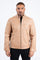 Mens Platini Western Leather Jacket - Vintage Cowboy Style in Color Pug
