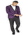Mens One Button Purple Tuxedo With Pants and Bowtie Package