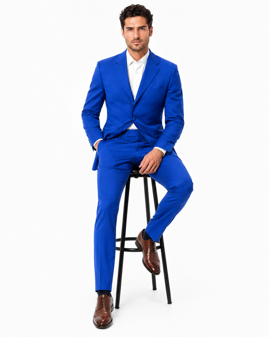 Men's Royal Seven Button Zoot Dress Zoo t Suit - Pimp Suit - Zuit Suit for Men