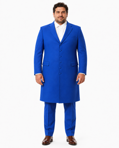 Men's Royal Seven Button Zoot Dress Zoo t Suit - Pimp Suit - Zuit Suit for Men