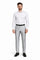 Men's Silver Grey ~ Gray Shiny Sharkskin Pant Slacks / Tuxedo Flashy Looking-New Designer Collection