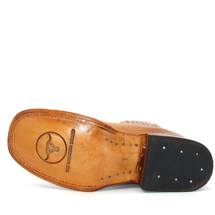 Men's Square Toe Ankle Boots Honey - 6