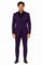 Mens Stacy Adams Suits - Designer Suit - 3 Piece Suit - Vested Suit - Flat Front Pant- Modern Fit Suits Eggplant Suit