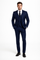 Mens Stacy Adams Suits - Designer Suit - 3 Piece Suit - Vested Suit - Flat Front Pant- Modern Fit Suits Navy Blue Suit