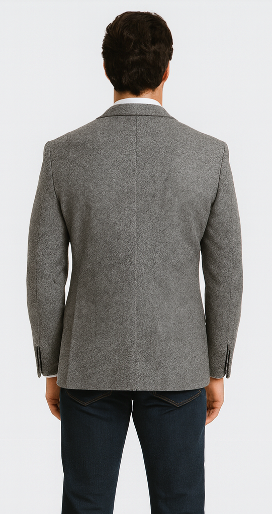 Men's Stacy Adams Vintage Professors Tweed Blazer in Grey - Grey