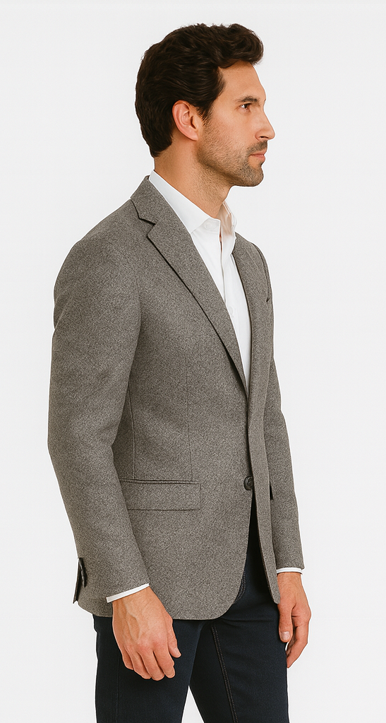 Men's Stacy Adams Vintage Professors Tweed Blazer in Grey - Grey