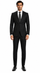 Mens Summer Linen suit - Black  Suit For Man Side Vented Modern Fit Notch Lapel - New Arrival