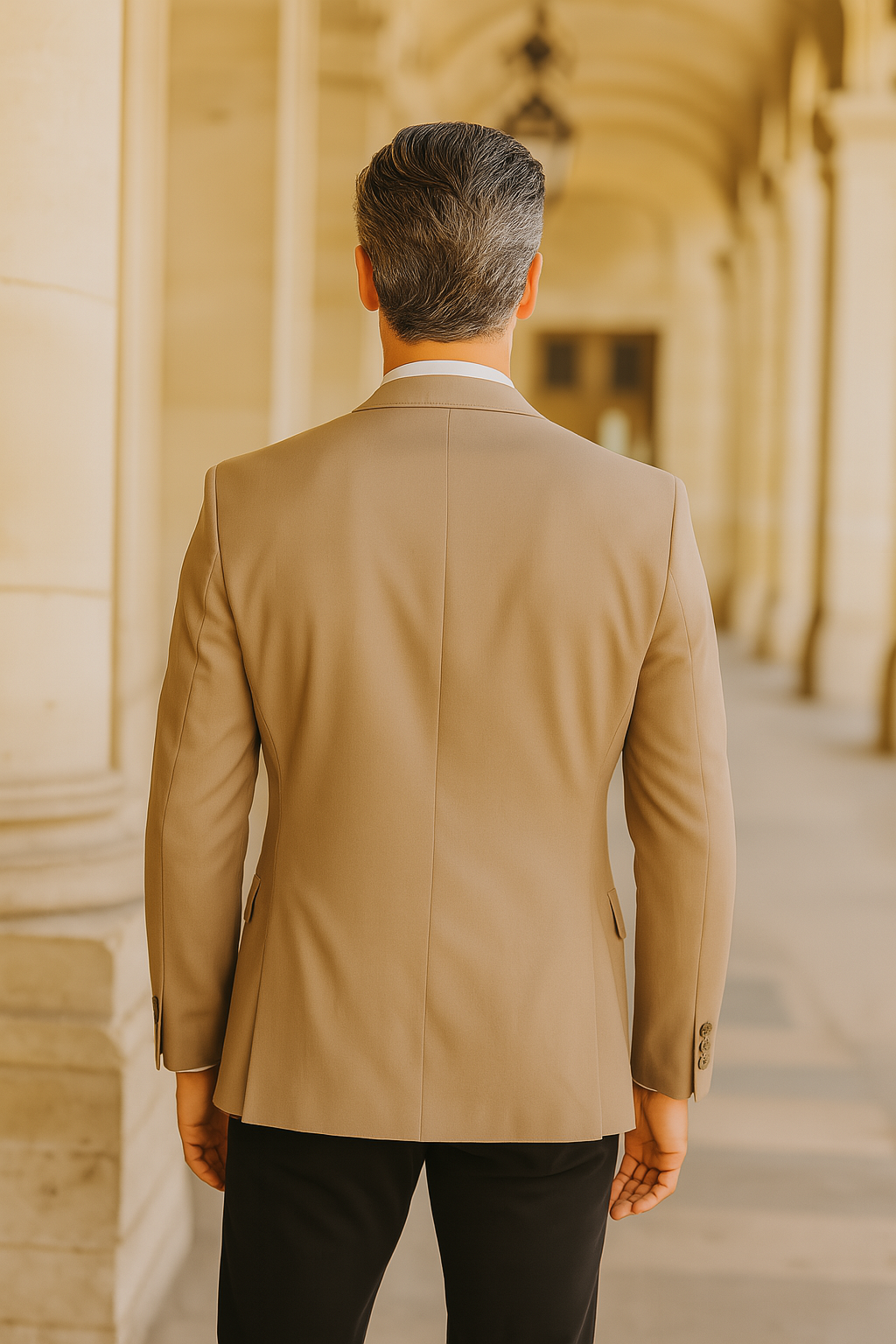 Mens Tan Sport Coat - Beige Color Blazer - Summer Jacket - New Arrival - 36 Short