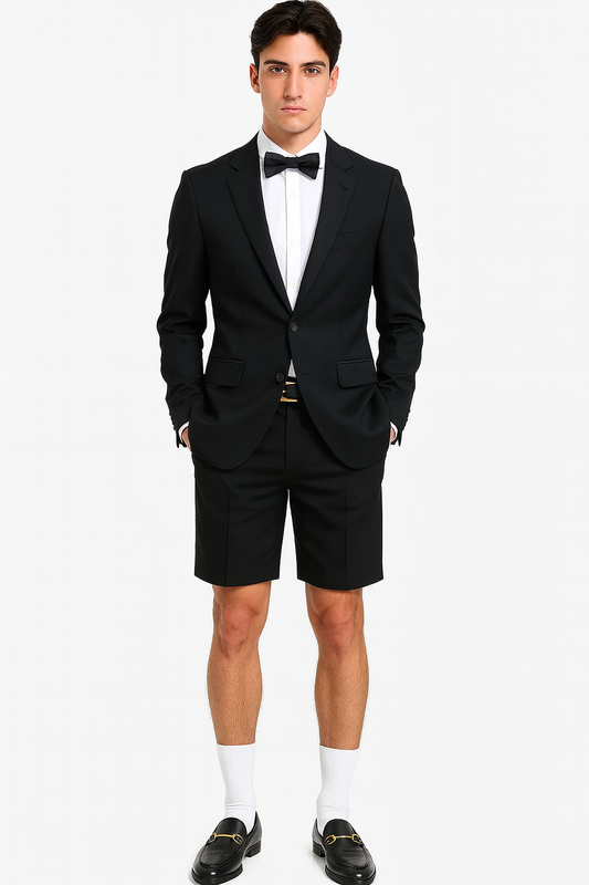 Mens Tuxedo Short-New Designer Collection