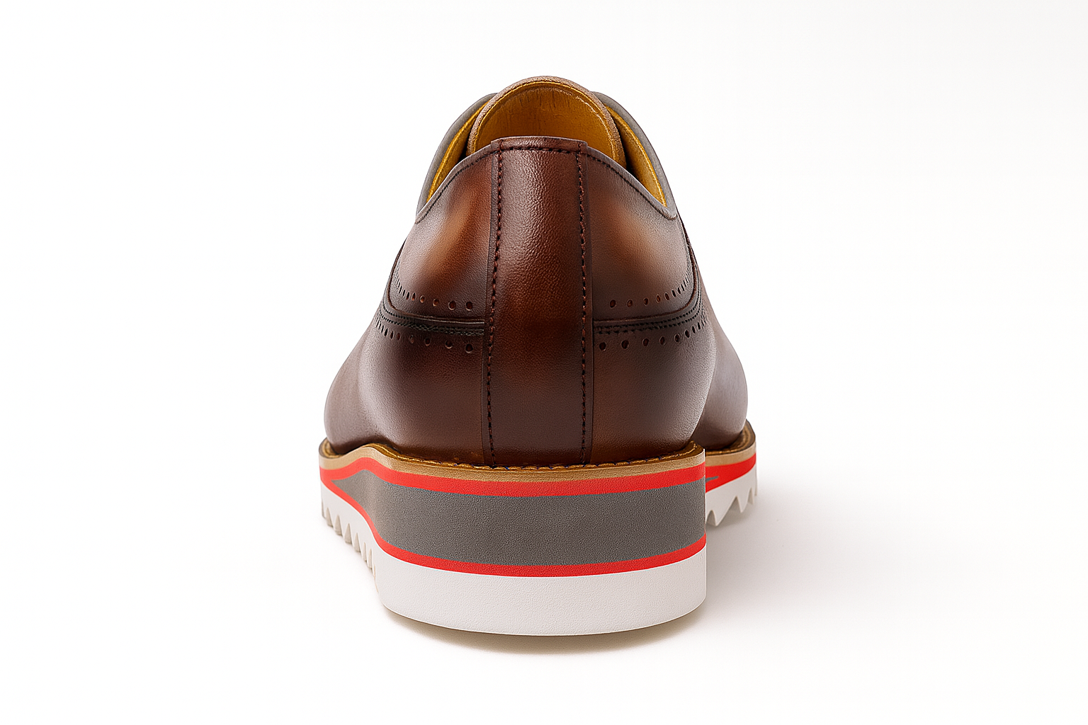 Carrucci Stylish Two-Tone Brogue Oxford - 8.5