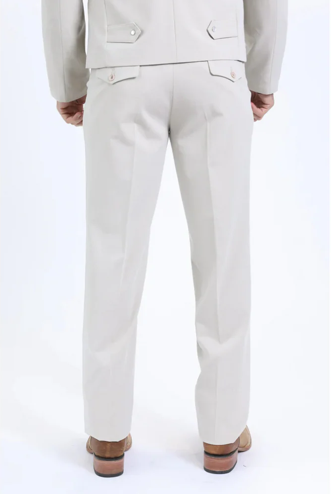 Men's Western Sport Suit - White - 58 Long or 58 Regular Jacket+52/54 Adjustable Pants (Fabric: poly/rayon blend)