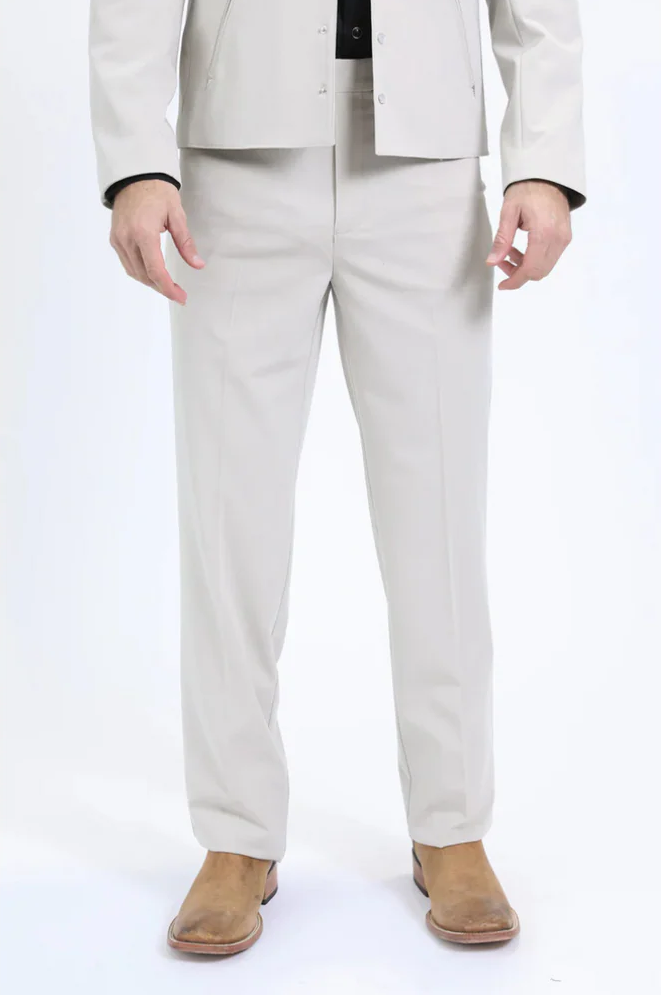 Men's Western Sport Suit - White - 58 Long or 58 Regular Jacket+52/54 Adjustable Pants (Fabric: poly/rayon blend)