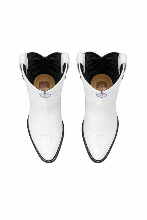 Mens White Western Cowboy Boots - Genuine Leather - Handcrafted Rodeo Style-New Designer Collection