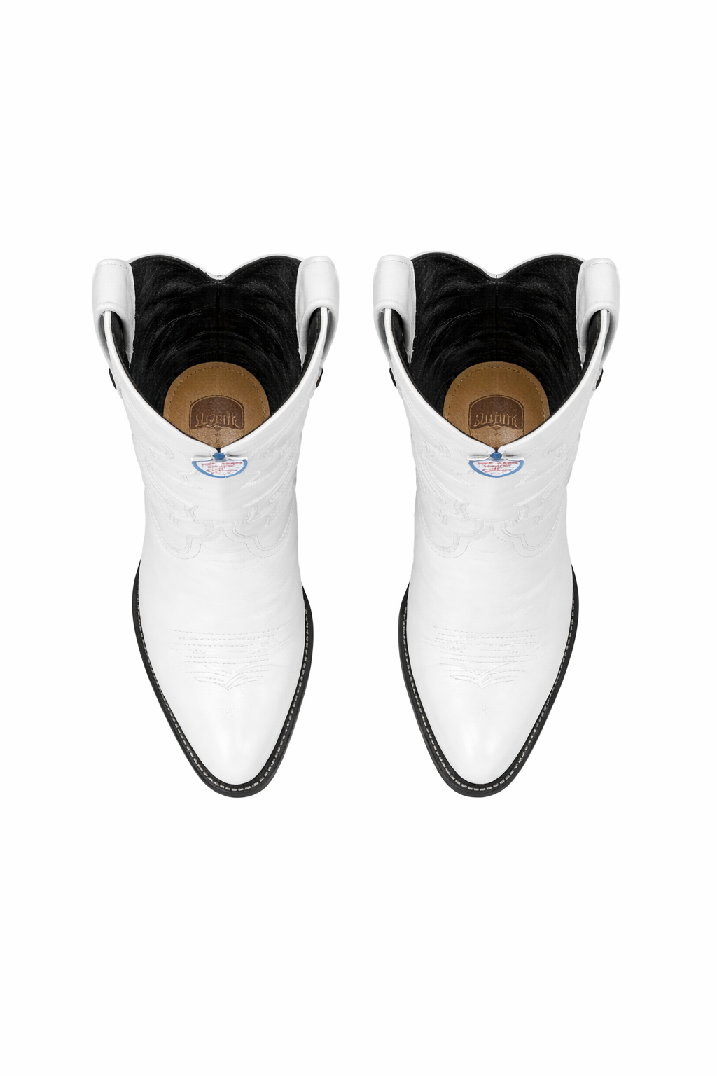 Men’s White Western Cowboy Boots - Genuine Leather - Handcrafted Rodeo Style-New Designer Collection - US 8.0 Standard/D/ Medium / Eu:41-42