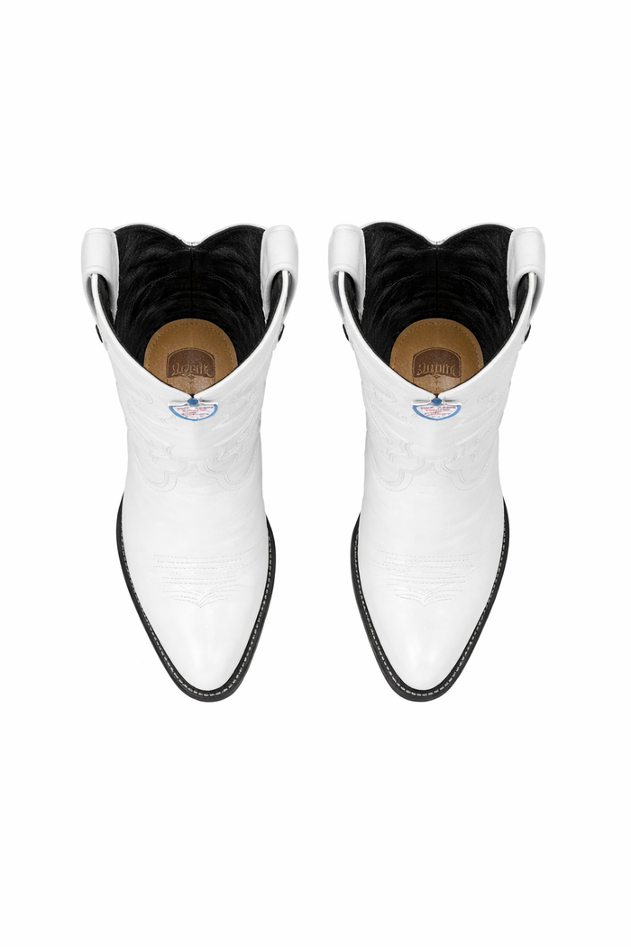 Mens White Western Cowboy Boots - Genuine Leather - Handcrafted Rodeo Style-New Designer Collection