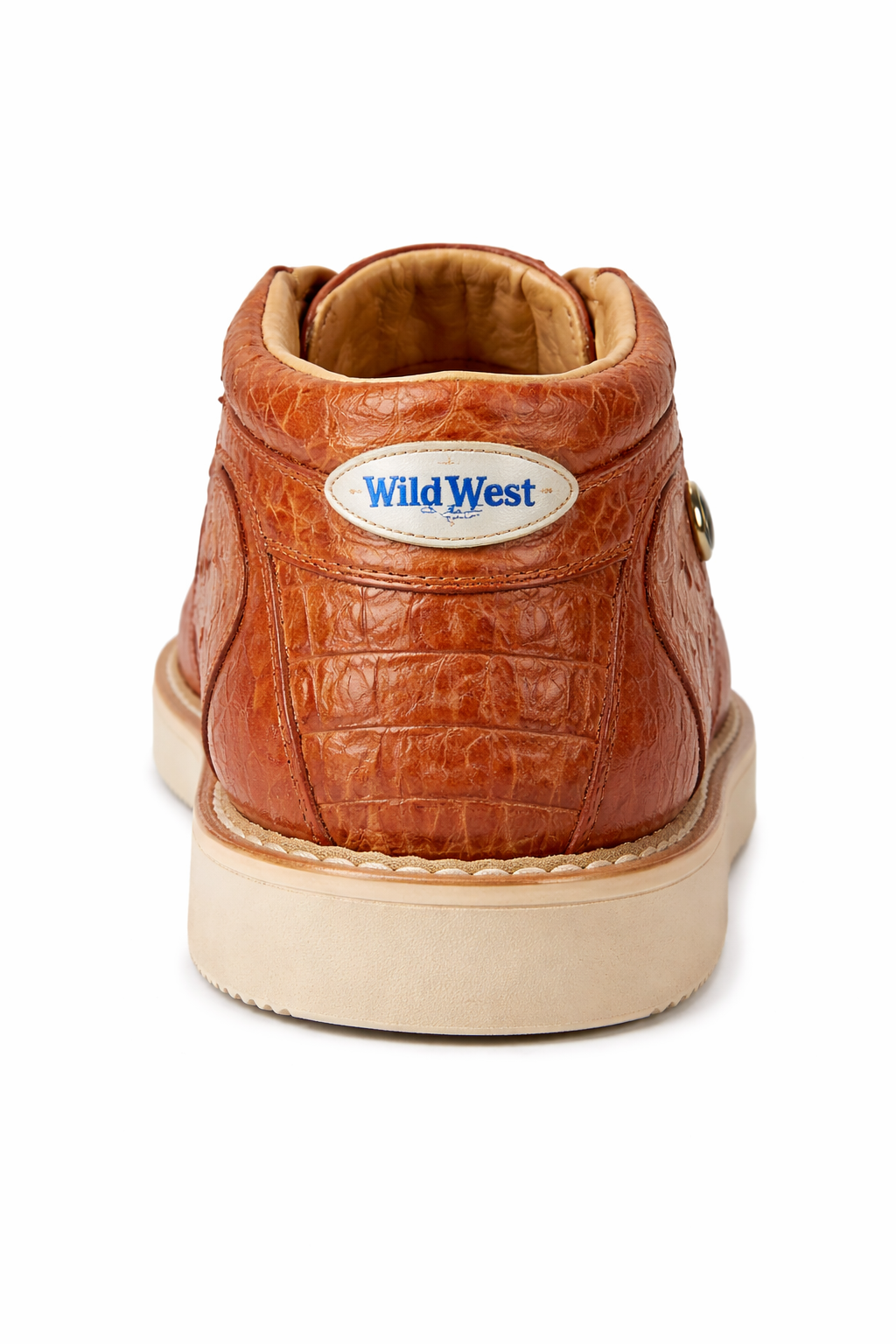 Men's Wild West Boots Caiman and Ostrich Skin Shoe 2ZA050203