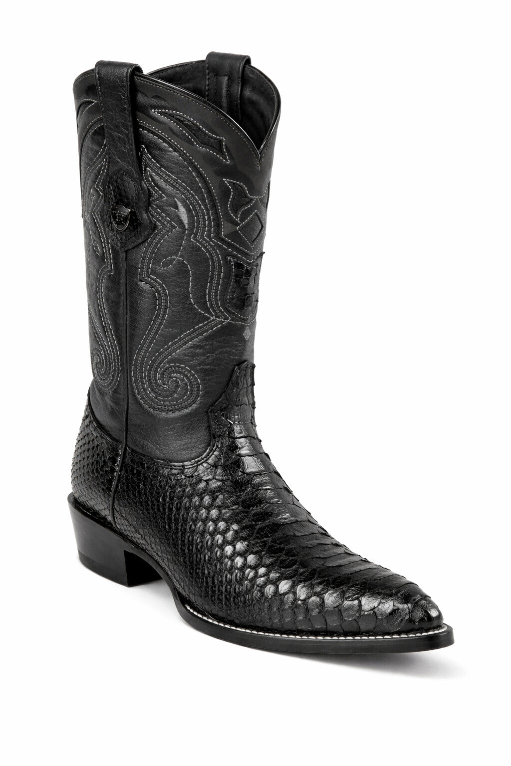 Men's Wild West Python Skin J Toe Boots 29957-New Designer Collection - 6