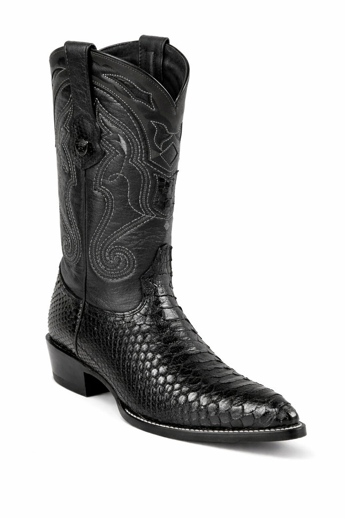 Men's Wild West Python Skin J Toe Boots 29957-New Designer Collection