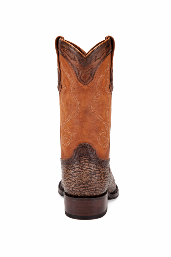 Men's Wild West Shark Skin Snip Toe Boots-New Designer Collection