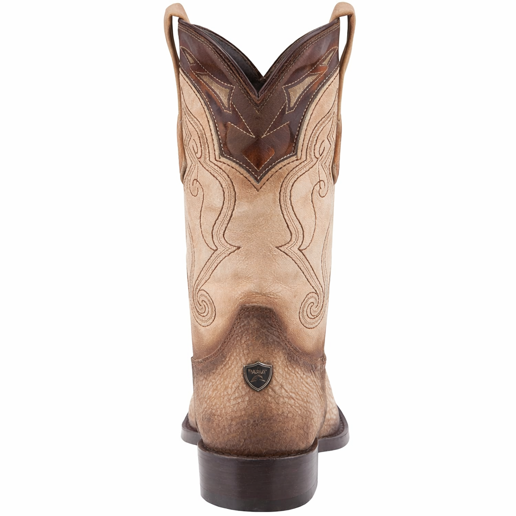 Men's Wild West Shark Skin Snip Toe Boots-New Designer Collection - 6