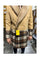 Mens Plaid Overcoat - Wool Peacoat - Plaid Topcoats Tan