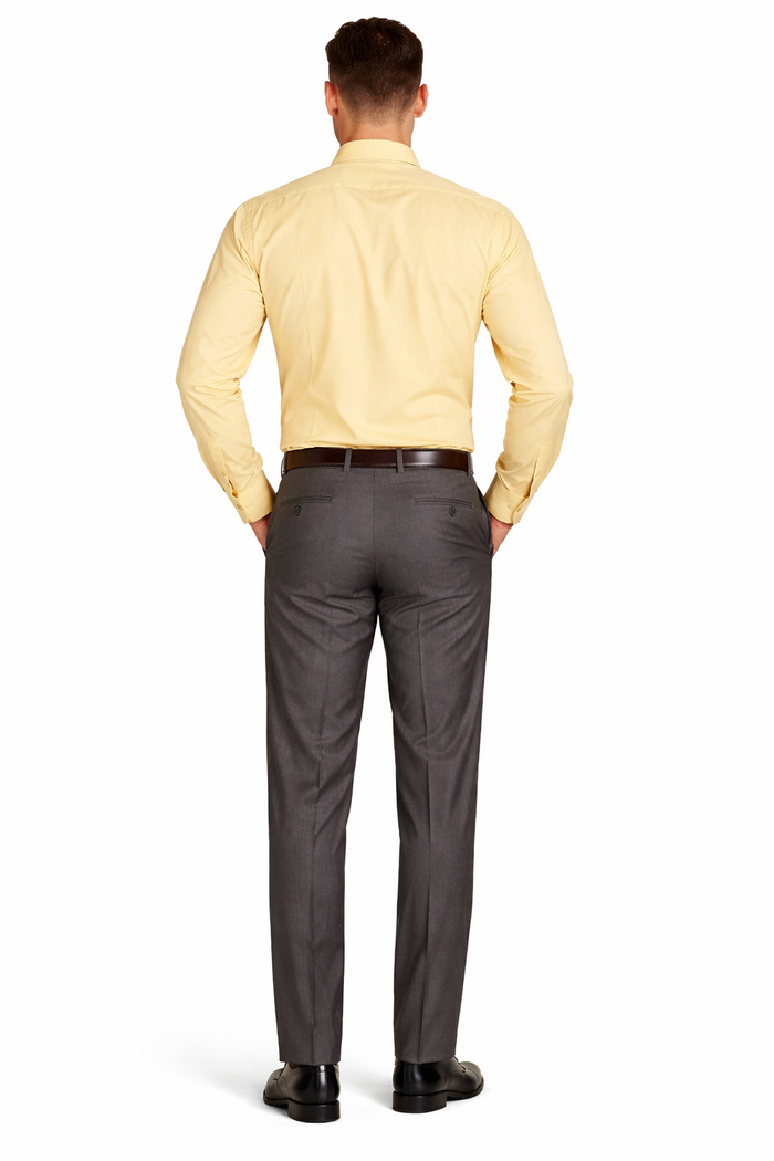 Mens Yellow Dress Shirt Yellow