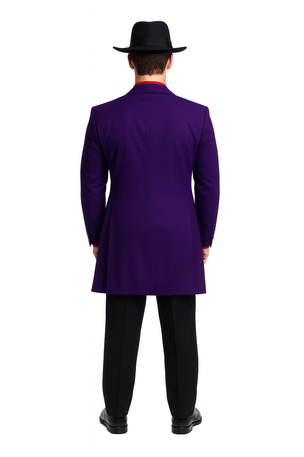 Mens Zoot Suit in Solid Black Available in 7 Colors-New Designer Collection - 38 Short Jacket+32 Waist Adjustable 28to34)(Height: 5 4 to5 7 )(Neck  15-16.5)S-M)