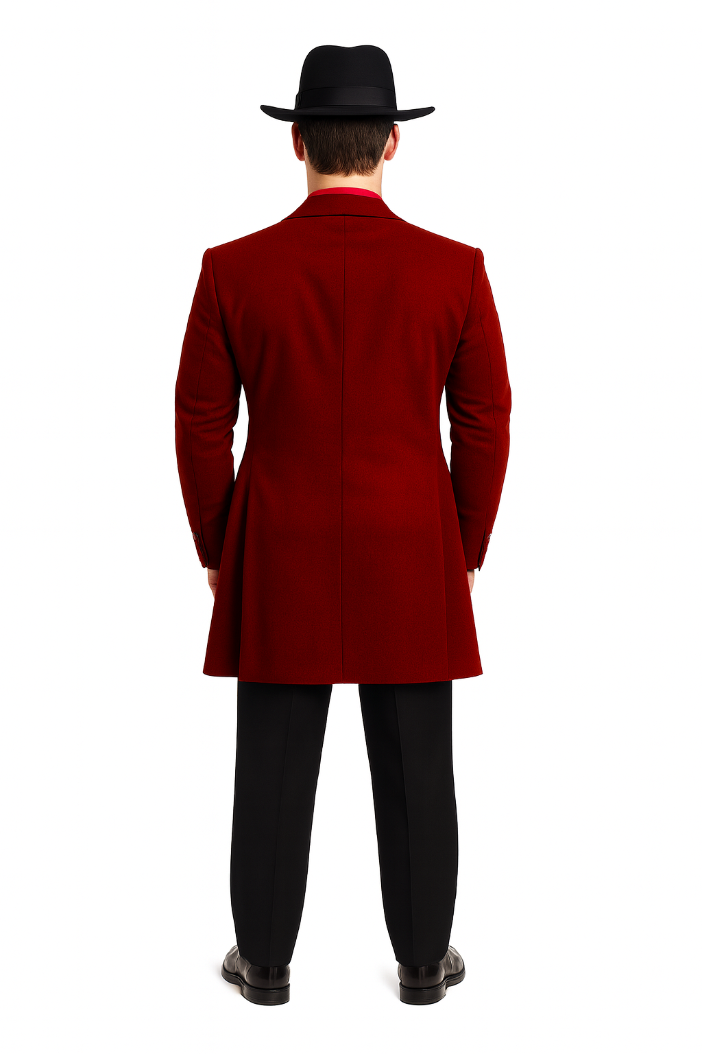 Mens Zoot Suit in Solid Black Available in 7 Colors-New Designer Collection - 38 Short Jacket+32 Waist Adjustable 28to34)(Height: 5 4 to5 7 )(Neck  15-16.5)S-M)