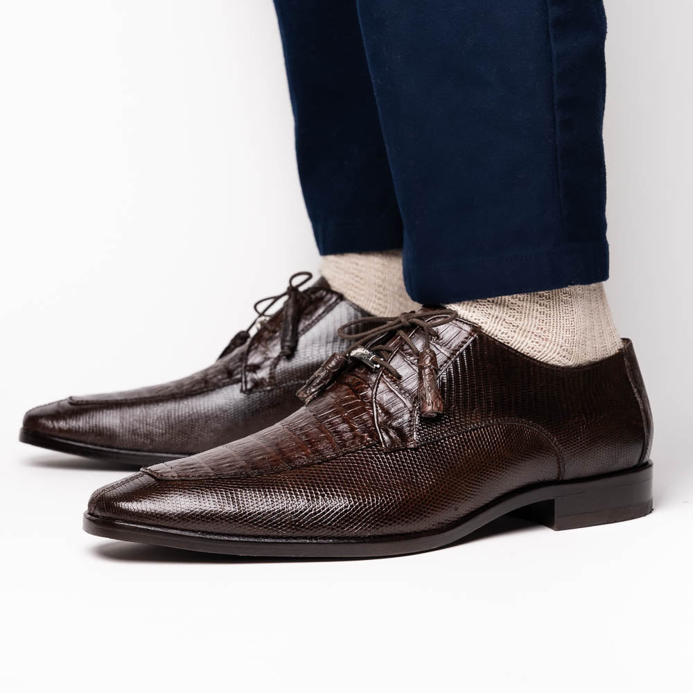 Marco_Di_Milano Merida Brown Leather Dress Shoes - 7 USA