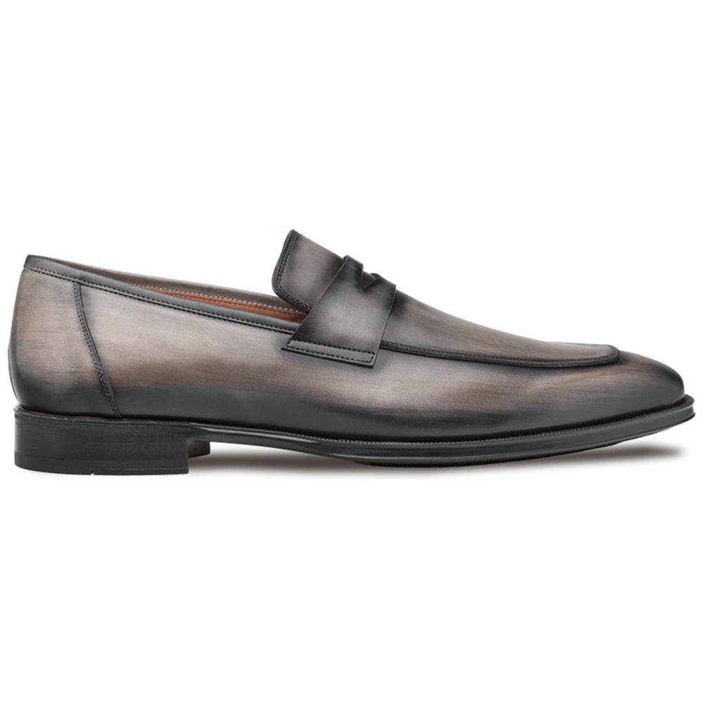 Mezlan Avenue Rubber Sole Penny Loafers Dark Grey (20910) - Medium